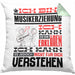 Musikerziehung Geschenk Kissen mit Füllung 40x40 Lustige Geschenkdiee für einen Musikerziehung Geburtstag Ich Bin Musikerziehung Ich Kann Es Dir Erklären Aber Nicht Für Dich Verstehen (Grau) Grün Trendation