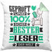 Leser Geschenk Lustiger Spruch für Leser Geschenkidee Bester Leser Der WeltKissen mit Füllung 40x40 (Grau) Grün Trendation