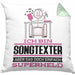 Songtexter Geschenk Kissen mit Füllung 40x40 Ich Bin Songtexter Aber Sag Doch Einfach Superheld Lustige Geschenkdiee für Songtexter (Grau) Grün Trendation