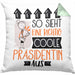 Präsidentin Geschenk Kissen mit Füllung 40x40 Lustig Geschenkidee für Präsidentin Geburtstag So Sieht Eine Richtig Coole Präsidentin Aus Frauen Spruch (Grau) Grün Trendation