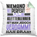 Kletterlehrer Geschenk Kissen mit Füllung 40x40 Lustige Geschenkidee für Kletterlehrer Geburtstag Niemand Ist Perfekt Aber Als Kletterlehrer Ist Man Nah Dran (Grau) Grün Trendation