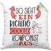 So Sieht Ein Richtig Cooler Komponist Aus Kissen mit Füllung 40x40 Geschenk für Kompinisten Geburtstag Geschenkdiee (Grau) Grün Trendation