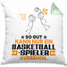 Basketballspieler Geschenk Kissen mit Füllung 40x40 So Gut Kann Nur Ein Basketballspieler Aussehen Geschenkidee (Grau) Grün Trendation