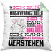 Musikveranstalter Geschenk Kissen mit Füllung 40x40 Lustige Geschenkdiee für einen Musikveranstalter Geburtstag Ich Bin Musikveranstalter Ich Kann Es Dir Erklären Aber Nicht Für Dich Verstehen (Grau) Grün Trendation