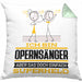 Opernsänger Geschenk Kissen mit Füllung 40x40 Ich Bin Opernsänger Aber Sag Doch Einfach Superheld Lustige Geschenkdiee für Opernsänger (Grau) Grün Trendation