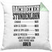Kissen mit Füllung 40x40 Geschenk für Dachdecker Lustiger Spruch Geschenkidee Männer Dachdecker (Grau) Grün Trendation
