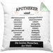 Apotheker Kissen mit Füllung 40x40 Geschenk Bester Apotheker Pharmazeut Arzneikundiger Spruch Lustiger Spruch (Grau) Grün Trendation