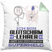 Gleitschirmlehrer Geschenk Kissen mit Füllung 40x40 Ich Bin Gleitschirmlehrer Aber Sag Doch Einfach Superheld Lustige Geschenkdiee für Gleitschirmlehrer (Grau) Grün Trendation