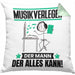 Musikverleger Kissen mit Füllung 40x40 Geschenk für Musikverleger Der Mann Der Alles Kann Geschenkidee zum Geburtstag (Grau) Grün Trendation