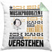 Musikproduzent Geschenk Kaffee-Kissen mit Füllung 40x40 Geschenkidee für Musikproduzent Ich Bin Musikproduzent Ich Kann Es Dir Erklären Jedoch Nicht Für Dich Verstehen Spruch Lustig (Grau) Grün Trendation