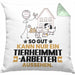 Tierheimmitarbeiter Geschenk Kissen mit Füllung 40x40 So Gut Kann Nur Ein Tierheimmitarbeiter Aussehen Geschenkidee (Grau) Grün Trendation