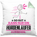 Hürdenläufer Geschenk Kissen mit Füllung 40x40 So Gut Kann Nur Ein Hürdenläufer Aussehen Geschenkidee (Grau) Grün Trendation
