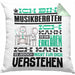 Musikberater Geschenk Kissen mit Füllung 40x40 Lustige Geschenkdiee für einen Musikberater Geburtstag Ich Bin Musikberater Ich Kann Es Dir Erklären Aber Nicht Für Dich Verstehen (Grau) Grün Trendation