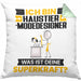 Haustier-Modedesigner Kissen mit Füllung 40x40 Geschenk für Haustier-Modedesigner Geburtstag Lustiger Spruch Was Ist Deine Superkraft (Grau) Grün Trendation