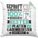 Plattenladenbesitzer Geschenk Lustiger Spruch für Plattenladenbesitzer Geschenkidee Bester Plattenladenbesitzer Der WeltKissen mit Füllung 40x40 (Grau) Grün Trendation