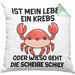 Dank Meme Kissen mit Füllung 40x40 Spruch Internet Meme Geschenkidee Depressionen Ist Mein Leben Ein Krebs Oder Wieso Geht Die SCH Schief? (Grau) Grün Trendation
