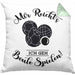 Boule Kissen mit Füllung 40x40 Geschenk Boule-Spieler Geschenkidee Spruch Mir Reichts Ich Geh Boule Spielen (Grau) Grün Trendation