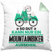 Mountainbiker Geschenk Kissen mit Füllung 40x40 So Gut Kann Nur Ein Mountainbiker Aussehen Geschenkidee (Grau) Grün Trendation