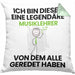 Musiklehrer Geschenk Kissen mit Füllung 40x40 Lustige Geschenkidee Geburtstag für Musiklehrer Ich Bin Dieser Legendäre Musiklehrer Von Dem Alle Geredet Haben (Grau) Grün Trendation