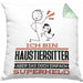 Haustiersitter Geschenk Kissen mit Füllung 40x40 Ich Bin Haustiersitter Aber Sag Doch Einfach Superheld Lustige Geschenkdiee für Haustiersitter (Grau) Grün Trendation