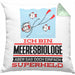 Meeresbiologe Geschenk Kissen mit Füllung 40x40 Ich Bin Meeresbiologe Aber Sag Doch Einfach Superheld Lustige Geschenkdiee für Meeresbiologe (Grau) Grün Trendation