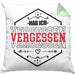 Ehemann Kissen mit Füllung 40x40 Geschenk Hab Ich Vergessen Geschenk Von Ehefrau (Grau) Grün Trendation