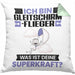 Gleitschirmflieger Kissen mit Füllung 40x40 Geschenk für Gleitschirmflieger Geburtstag Lustiger Spruch Was Ist Deine Superkraft (Grau) Grün Trendation