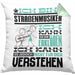 Straßenmusiker Geschenk Kissen mit Füllung 40x40 Geschenkidee für Straßenmusiker Geburtstag Lustig Ich Bin Straßenmusiker Ich Kann Es Dir Erklären Aber Nicht Für Dich Verstehen (Grau) Grün Trendation