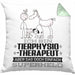 Tierphysiotherapeut Geschenk Kissen mit Füllung 40x40 Ich Bin Tierphysiotherapeut Aber Sag Doch Einfach Superheld Lustige Geschenkdiee für Tierphysiotherapeut (Grau) Grün Trendation