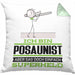 Posaunist Geschenk Kissen mit Füllung 40x40 Ich Bin Posaunist Aber Sag Doch Einfach Superheld Lustige Geschenkdiee für Posaunist (Grau) Grün Trendation