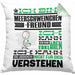 Meerschweinchenfreund Geschenk Kaffee-Kissen mit Füllung 40x40 Geschenkidee für Meerschweinchenfreund Ich Bin Meerschweinchenfreund Ich Kann Es Dir Erklären Jedoch Nicht Für Dich Verstehen Spruch Lustig (Grau) Grün Trendation