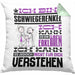 Schwiegerenkel Geschenk Kaffee-Kissen mit Füllung 40x40 Geschenkidee für Schwiegerenkel Ich Bin Schwiegerenkel Ich Kann Es Dir Erklären Jedoch Nicht Für Dich Verstehen Spruch Lustig (Grau) Grün Trendation
