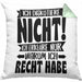 Lustige Kissen mit Füllung 40x40 Besserwisser Mit Spruch Ich Diskutiere Nicht Ich Erkläre Nur Warum Ich Recht Habe Sprüche Geschenkidee Kollege (Grau) Grün Trendation