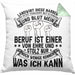 Landwirt Kissen mit Füllung 40x40 Geschenk Diese Narben Sind Echt Geschenkidee Bauer Bauernhof (Grau) Grün Trendation