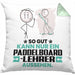 Paddelboard-Lehrer Geschenk Kissen mit Füllung 40x40 So Gut Kann Nur Ein Paddelboard-Lehrer Aussehen Geschenkidee (Grau) Grün Trendation