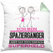 Spaziergänger Geschenk Kissen mit Füllung 40x40 Ich Bin Spaziergänger Aber Sag Doch Einfach Superheld Lustige Geschenkdiee für Spaziergänger (Grau) Grün Trendation
