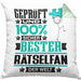 Rätselfan Geschenk Lustiger Spruch für Rätselfan Geschenkidee Bester Rätselfan Der WeltKissen mit Füllung 40x40 (Grau) Grün Trendation