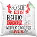 Wildtierforscher Kissen mit Füllung 40x40 So Sieht Ein Richtig Cooler Wildtierforscher Aus Geschenk Lustiger Spruch Geschenkidee (Grau) Grün Trendation