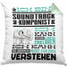 Soundtrack-Komponist Geschenk Kissen mit Füllung 40x40 Lustige Geschenkdiee für einen Soundtrack-Komponist Geburtstag Ich Bin Soundtrack-Komponist Ich Kann Es Dir Erklären Aber Nicht Für Dich Verstehen (Grau) Grün Trendation
