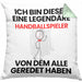 Handballspieler Geschenk Kissen mit Füllung 40x40 Lustige Geschenkidee Geburtstag für Handballspieler Ich Bin Dieser Legendäre Handballspieler Von Dem Alle Geredet Haben (Grau) Grün Trendation