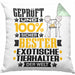 ExotischeTierhalter Geschenk Lustiger Spruch für ExotischeTierhalter Geschenkidee Bester ExotischeTierhalter Der WeltKissen mit Füllung 40x40 (Grau) Grün Trendation