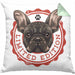 Boxer Hunde Kissen mit Füllung 40x40 Geschenk Hundebesitzerin Boxer Frauchen Herrchen Geschenkidee Kaffee-Kissen mit Füllung 40x40 Limited Edition (Grau) Grün Trendation