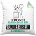 Hundefriseur Geschenk Kissen mit Füllung 40x40 So Gut Kann Nur Ein Hundefriseur Aussehen Geschenkidee (Grau) Grün Trendation