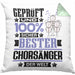 Chorsänger Geschenk Lustiger Spruch für Chorsänger Geschenkidee Bester Chorsänger Der WeltKissen mit Füllung 40x40 (Grau) Grün Trendation