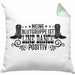 Kissen mit Füllung 40x40 Line Dance Motiv Geschenk für Line Dance Fans Tänzerin Geschenkidee Spruch (Grau) Grün Trendation