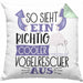 Vogelrescuer Kissen mit Füllung 40x40 So Sieht Ein Richtig Cooler Vogelrescuer Aus Geschenk Lustiger Spruch Geschenkidee (Grau) Grün Trendation