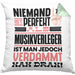 Musikschüler Geschenk Kissen mit Füllung 40x40 Lustige Geschenkidee für Musikschüler Geburtstag Niemand Ist Perfekt Aber Als Musikschüler Ist Man Nah Dran (Grau) Grün Trendation