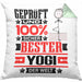 Yogi Geschenk Lustiger Spruch für Yogi Geschenkidee Bester Yogi Der WeltKissen mit Füllung 40x40 (Grau) Grün Trendation