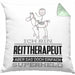 Reittherapeut Geschenk Kissen mit Füllung 40x40 Ich Bin Reittherapeut Aber Sag Doch Einfach Superheld Lustige Geschenkdiee für Reittherapeut (Grau) Grün Trendation