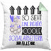Sozialarbeiterin Geschenk Kissen mit Füllung 40x40 Geschenkidee für Sozialarbeiterin Geburtstag Weihnachten Spruch So Sieht Eine Richtig Coole Sozialarbeiterin Aus (Grau) Grün Trendation